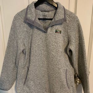 LL bean button up pull over